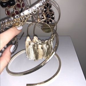 boutique earrings (NEVER WORN)